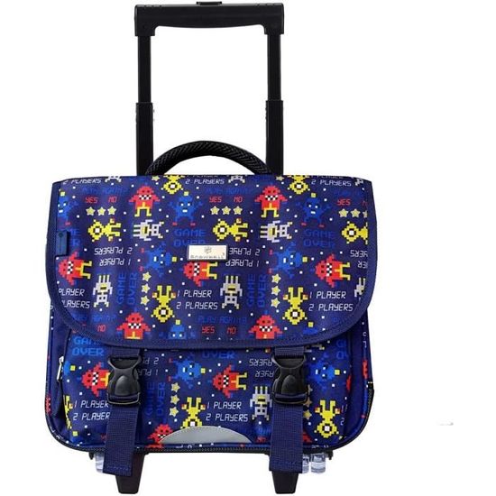 Sac à dos Cartable à roulettes SNOWBALL AIC-T05241 Bleu 41