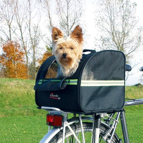 Panier Vélo Pour Chien Beach & Dog Cape May - Osier Beige Avec Coussin - Occasion (manque Vis)