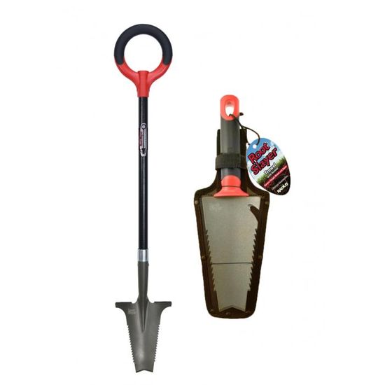Pelle Multifonction RootSlayer VENTEO - Bêche, Désherbeur, Trancheuse, Acier Carbone, Poignée Ergonomique - 6