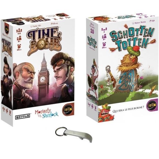 Lot de 2 Jeux Time Bomb + Schotten Totten + 1 Décapsuleur Blumie Cdiscount Jeux Jouets