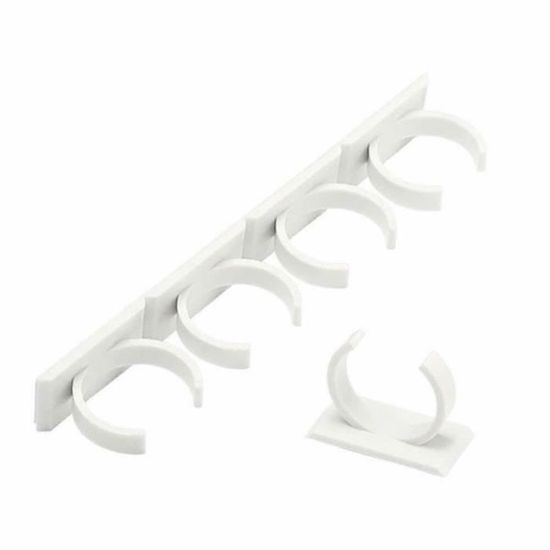 25 Connecteurs Pour Cubes De Rangement Fil Métallique - ABS Blanc, Assemblage Modulable - 8