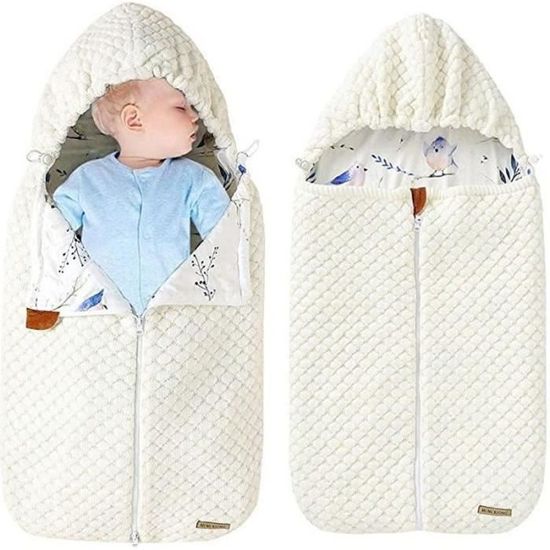 Gigoteuse Bébé Walaka - Fausse Fourrure Douce, Coton Chaleureux, Taille 55x29 Cm | Pour Nouveau-Né, Emmaillotage, Dodo Paisible
