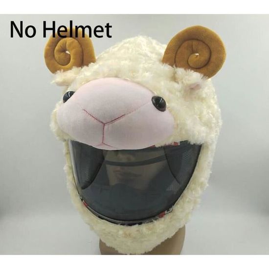 TONYSA Casque Moto Peluche Noël, Casque Père Noël Personnalisé, Housse