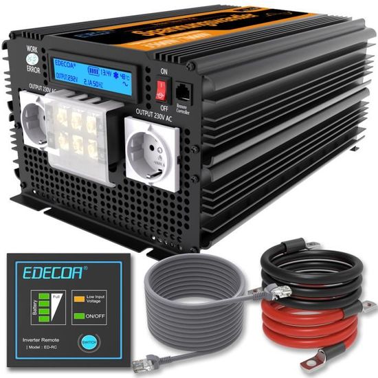 Chine Onduleur Hybride Solaire 1000w 12V 24v Avec Contrôleur De Charge Mppt Fabricant Et Fournisseur |Noker