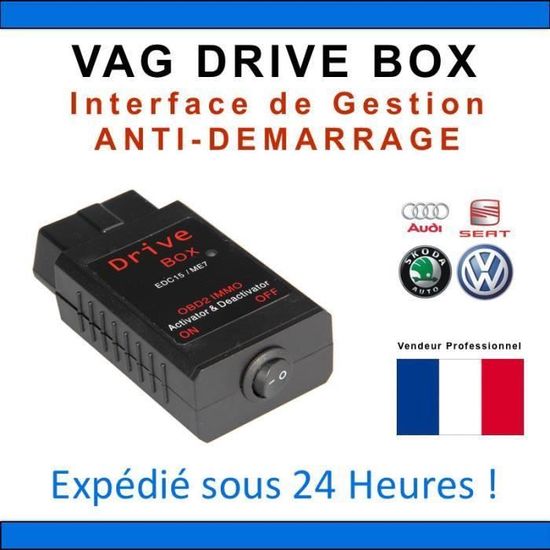 Interface Anti-Démarrage VAG DRIVE BOX - Bosch EDC15 et ME7- IMMO