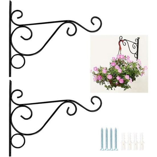 CROCHET SUSPENSION PLANTE Porte plante mural Attache murale plante