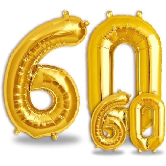 Ballon Doré Et Noir Du00e9corations D'anniversaire Pour Homme Et