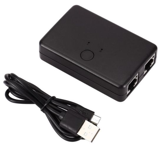 Mini 2 Ports Rj45 Lan Hub Network Switch Box Computer Ethernet Internet ...