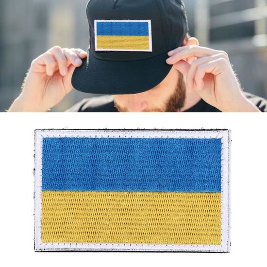 PATCH DE MORAL De L'armée Ukrainienne, Crochet Pour Badge Tactique De