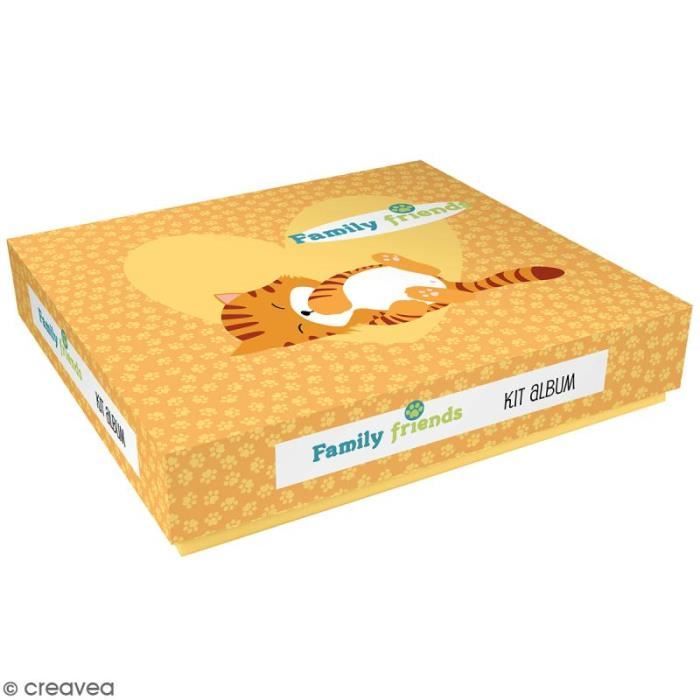 Kit album Scrapbooking - Family friends - Chats Ce kit album scrap Chats Artemio contient-nbsp: 1 boîte cartonnée qui contient