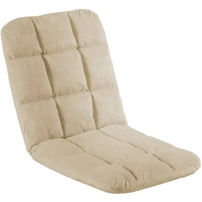 Chaise de sol Chaise Pliable Chaise de méditatio Salon Canapé-lit Pliant Réglable Sol Lounger Sleeper Matelas Futon Chai 136527