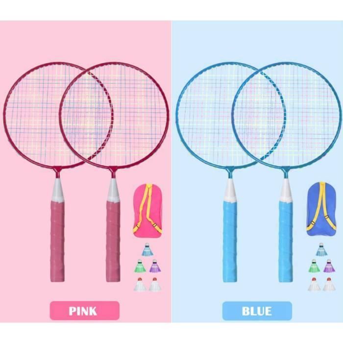 Set de badminton raquettes stable Interactive raquettes Sports Outil Pour Enfants Extérieur