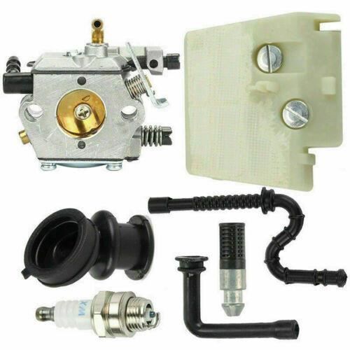 Jeu de bougies d'allumage de filtre à air de carburateur pour Stihl 024 026 MS240 MS260 # Walbro WT-194