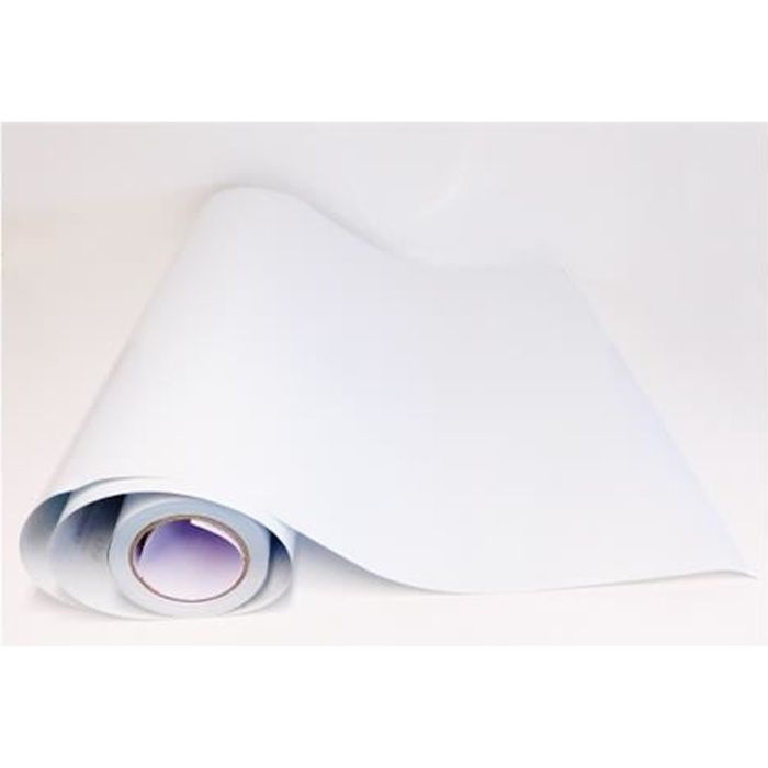 Rouleau Adhésif Blanc Brillant (2 m x 61,5 cm)