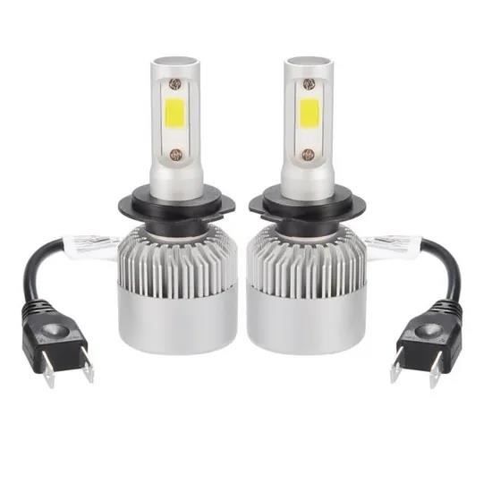 XCSOURCE Ampoule Lampe Halogène H7 8000LM 80W CREE LED Phare de voiture Ventilateur Intégré 6000K Blanc LD1033