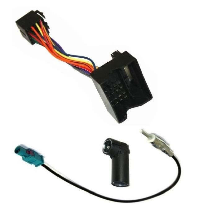 Kit Adaptateurs ISO Autoradio + antenne BMW/ LandRover ap2001