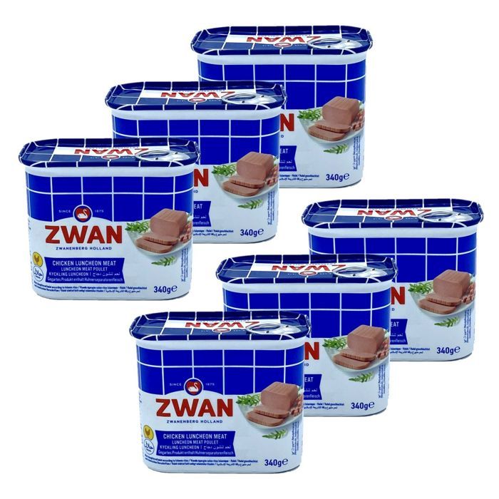 Lot 6x Mortadelle de poulet halal - Boîte 340g