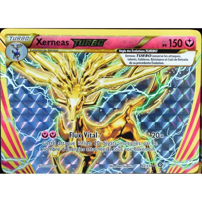 carte Pokémon 82-114 Xerneas Turbo 150 PV - TURBO XY - Offensive Vapeur NEUF FR