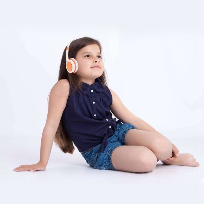 Casque DM-2720 Casque filaire pour enfants (orange)