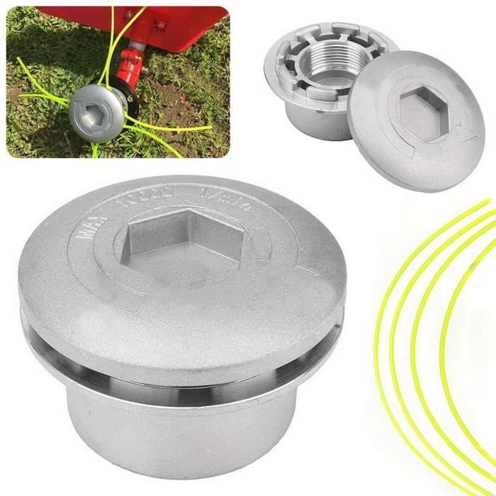 8-6 pouces fil d'acier coupe gazon tête arrondi bord coupe herbe tête herbe brosse enlèvement herbe plateau plaque - Type G224020 #E