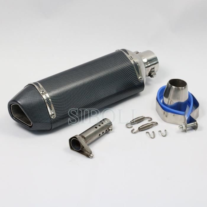 Echappement novus,51MM universel moto tuyau d'échappement silencieux évasion course Scooter GY6 ATV pour pcx msx bws 125 - Type L01