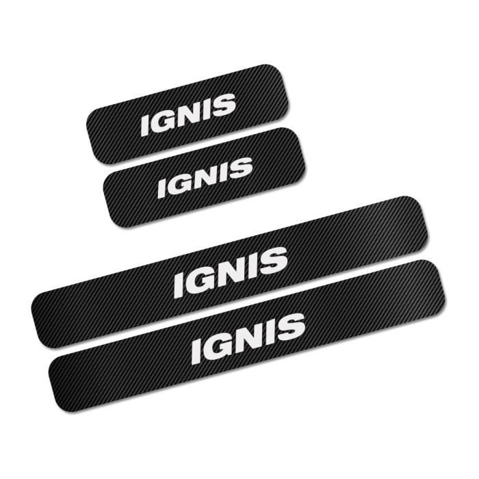 Ignis -Autocollants de Protection contre les rayures pour Suzuki Ignis 4, en Fiber de carbone, accessoires de Tuning de voiture