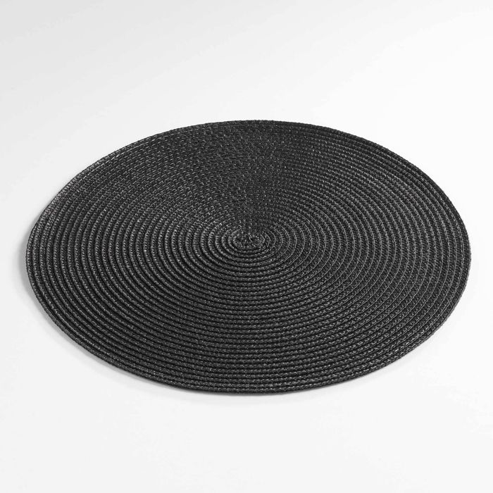 Lot de 6 Set de table (0) 35 cm polypropylene zebulon Noir