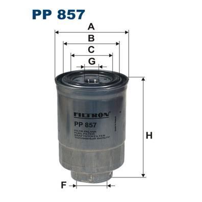 FILTRON Filtre à carburant PP 857