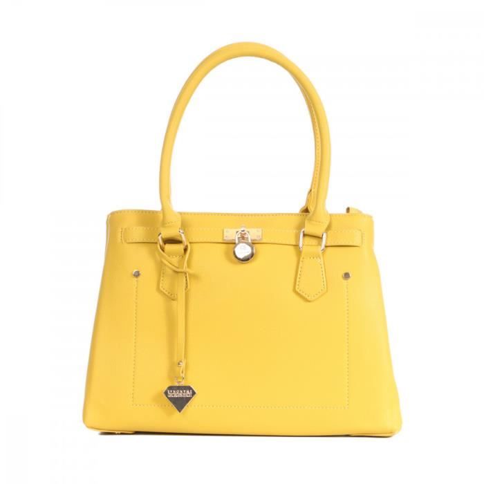 Sac À Main Jaune Femme Georges Rech Helene