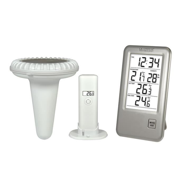 Thermomètre avec sonde piscine WS9068