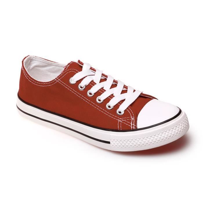 Tennis basses rouille