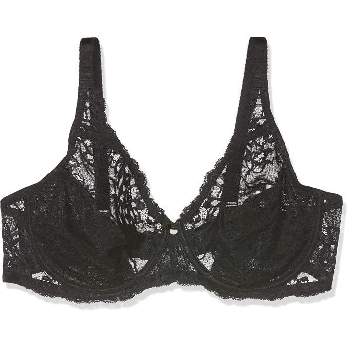 Triumph Femmes Amourette Breloque W Câblé non-Rembourré Soutien-Gorge, Noir (Noir 04), 38B (Manufacturer Taille:100B)