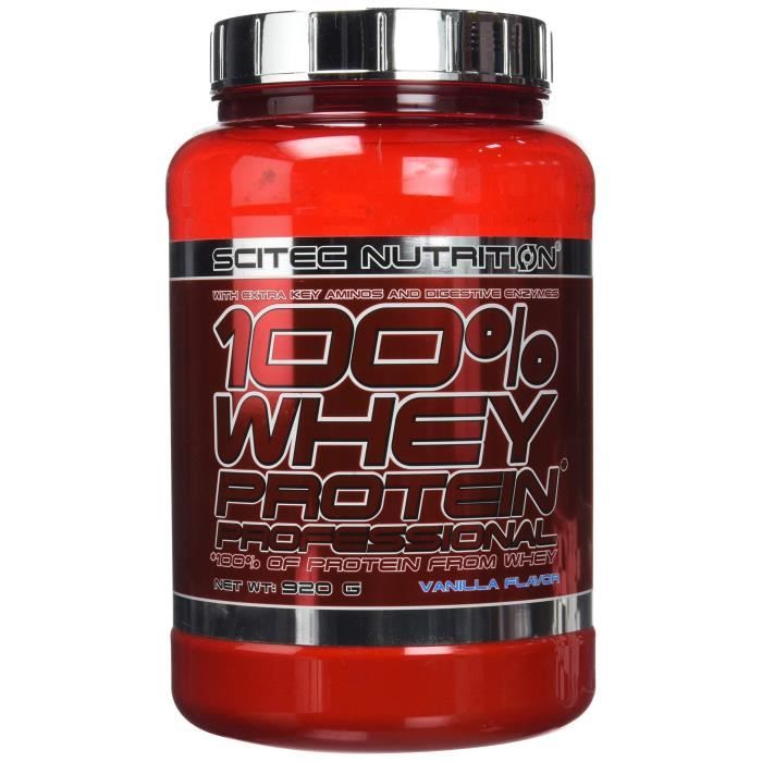 Scitec Nutrition PROTÉINE 100% Whey Protein Professional, vanille, 920 g