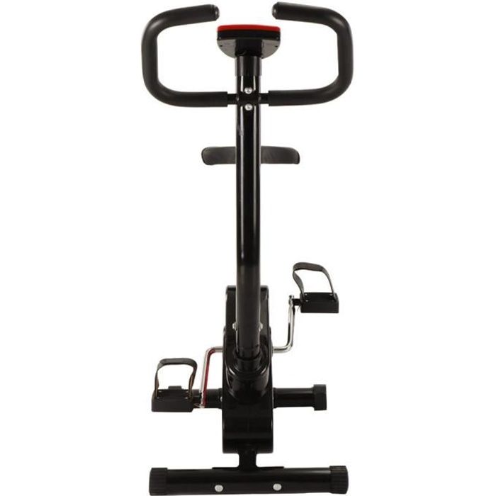 Vélo d’appartement pliable avec ordinateur LED (Noir) A-wauu