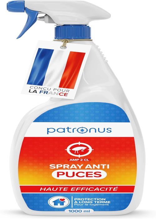 Spray Anti-puces pour la Maison et lenvironnement 1000 ML Un Produit Efficace Contre Les puces avec Une Protection de Longue