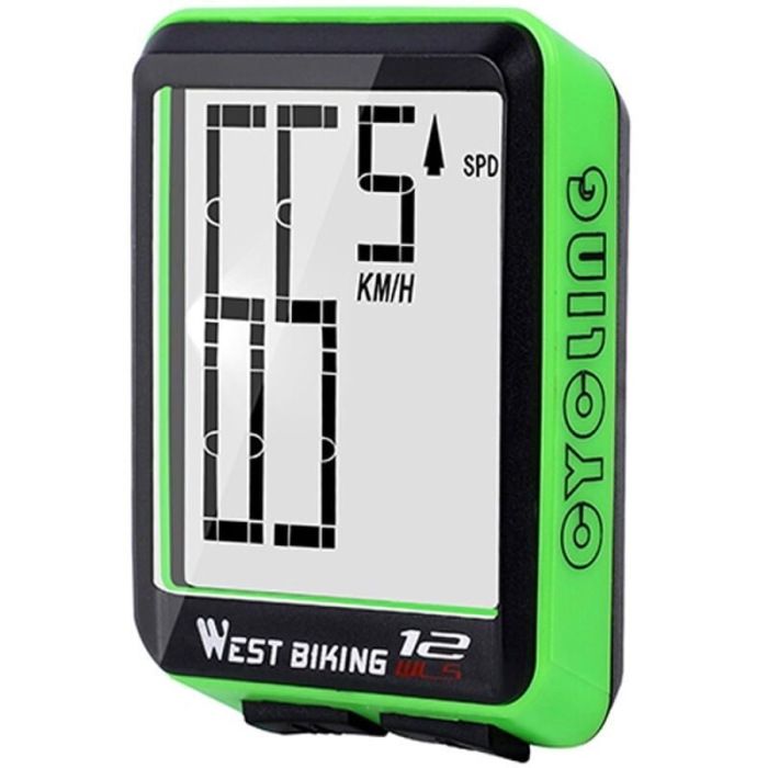Compteur de vélo sans fil grand compteur de vélo numérique compteur kilométrique compteur de vitesse