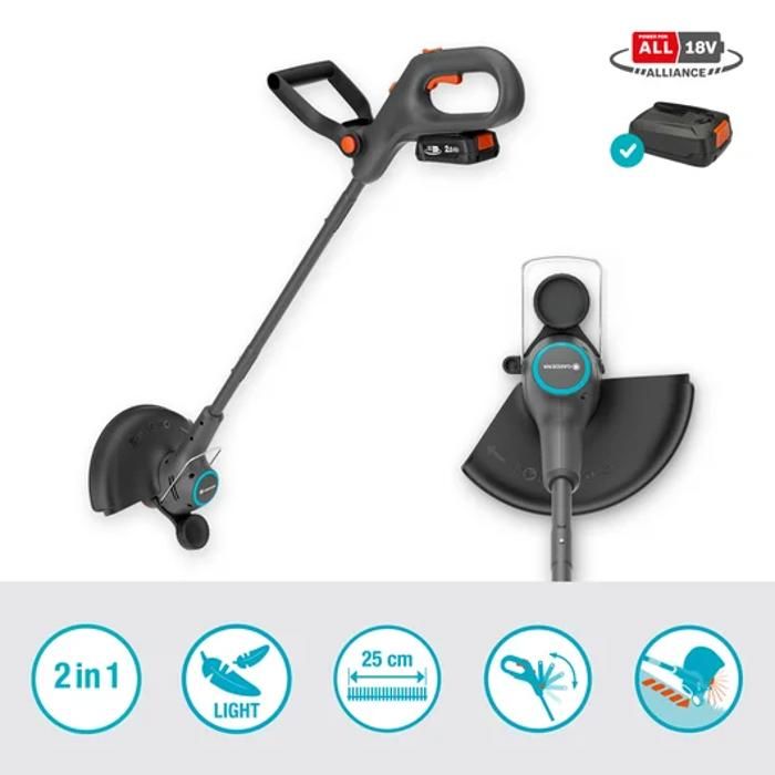 Coupe bordures Gardena SmallCut 2518V P4A Compact et puissant Autonomie 18V Largeur de coupe 25 cm