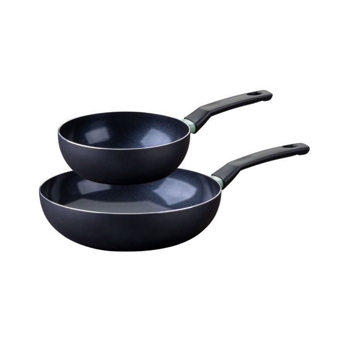 Ensemble de 2 woks FACKELMANN Brandao 20 et 28 cm