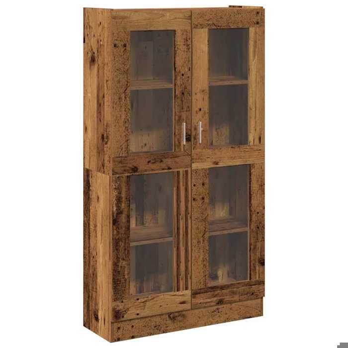 Enfilade/Bahut/Vitrine - Rustique - Buffet haut vieux bois 825 x 305 x 150 cm bois dingénierie @516928