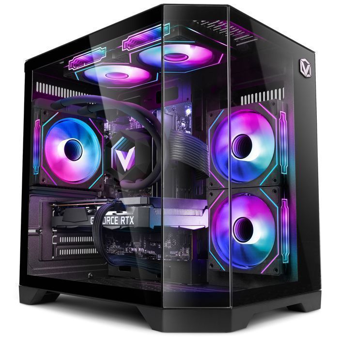 Vibox IV-580 PC Gamer • AMD Ryzen 7 5700X 46 GHz • Nvidia RTX 5060 8 Go • 16 Go RAM • 1 To NVMe M.2 SSD • Windows 11 • WiFi