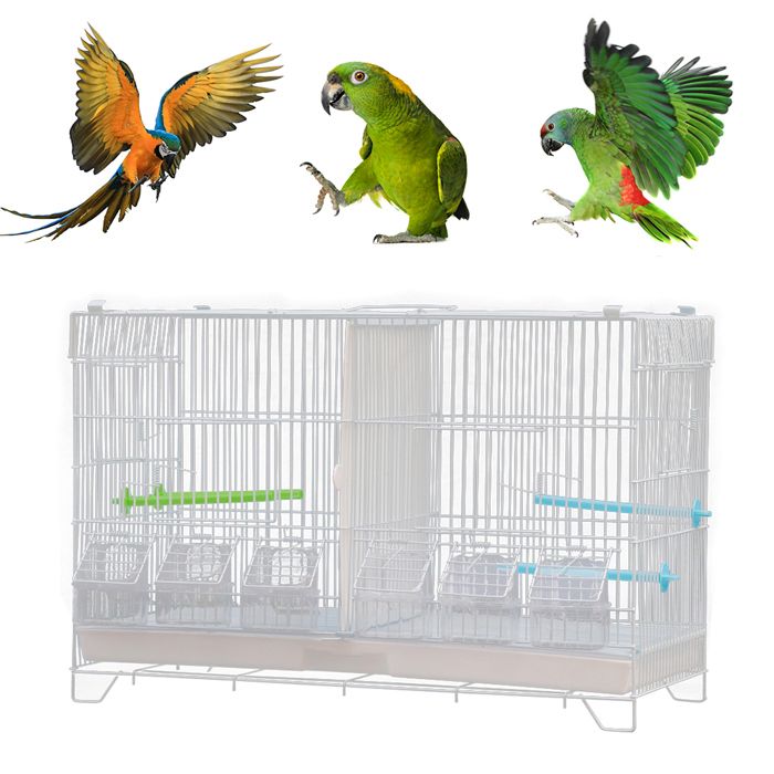 Comparer les prix de Cage pour Oiseaux-MENGDA-Cage délevage -Pour Perruches/Cacatoès/Perroquets/Canaries -Moyen-Métal-Avec mangeoire