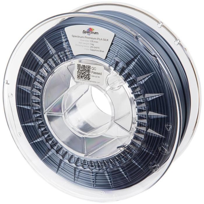 Filament - FILAMENT - Spectrum Silk PLA - 1.75mm - Bleu Saphir - 1kg