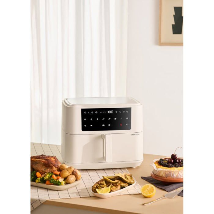 Friteuse à air - Create - Dual - 10 L - Écran tactile - 10 programmes