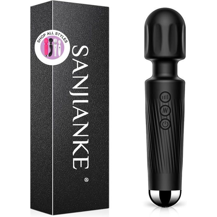 Sex Toys - Vibromasseur Femme Clitoridien puissant - Femme Personnel  Masseur,Gode Vibro-Masseur, 8 * 20mode,Étanche (Bla GODEMICHET