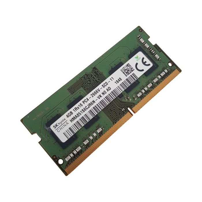 Barrette Mémoire 4Go RAM DDR4 SK Hynix HMA851S6CJR6N 1Rx16 PC4-2666V SO-DIMM - Sk Hynix