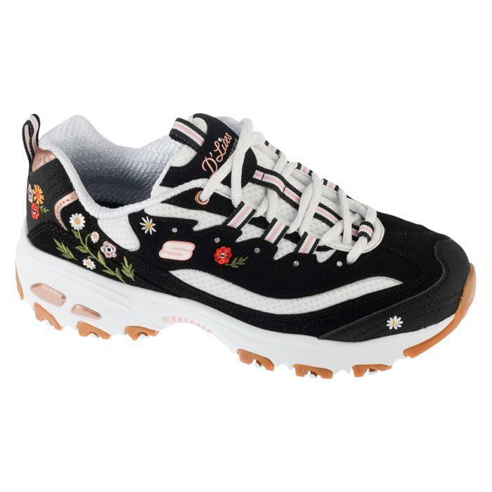 Skechers Baskets Femme - Noir - Skechers D Lites