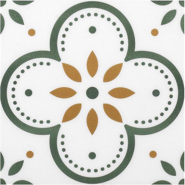 Lot de 10 feuilles de de sol en vinyle 19 8 x 19 8 cm Carreaux décoratifs pour sol mur cheminée 10