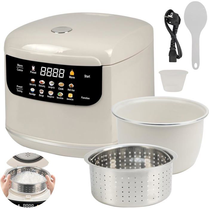 Cuiseur À Riz Low Sugar 2 L Avec Fonction Low