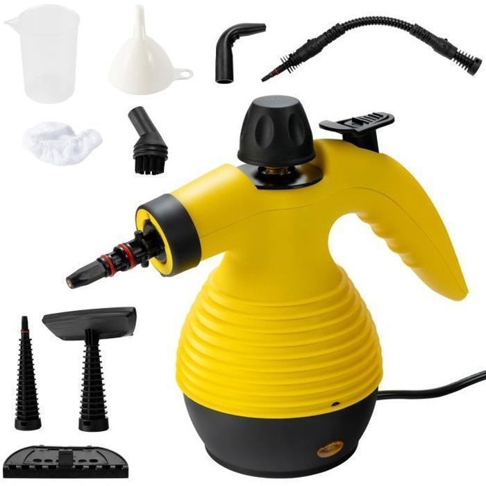 1000w Nettoyeur vapeur portable à haute température Machine de nettoyage à  la vapeur sous pression avec têtes de brosse Tasse à mesurer pour meubles  de cuisine Bathroo