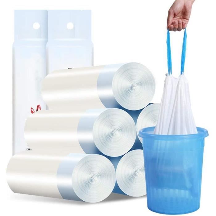 Bandes De Poubelle Réglables, 6 Pièces, Verrouillage Du Cordon, Bandes De Caoutchouc Colorées, Bandes élastiques Pour Poubelle Domestique, Pour Bac à Litière De Bureau Et De Maison